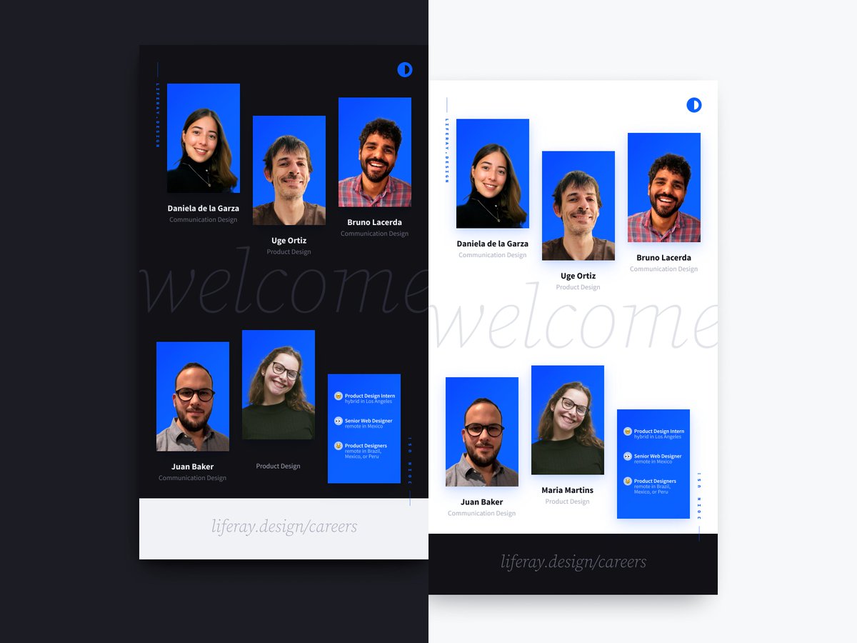 liferaydesign's tweet image. 2022 starting off right! Excited to share the newest members of liferay.design/team &amp;lt;3