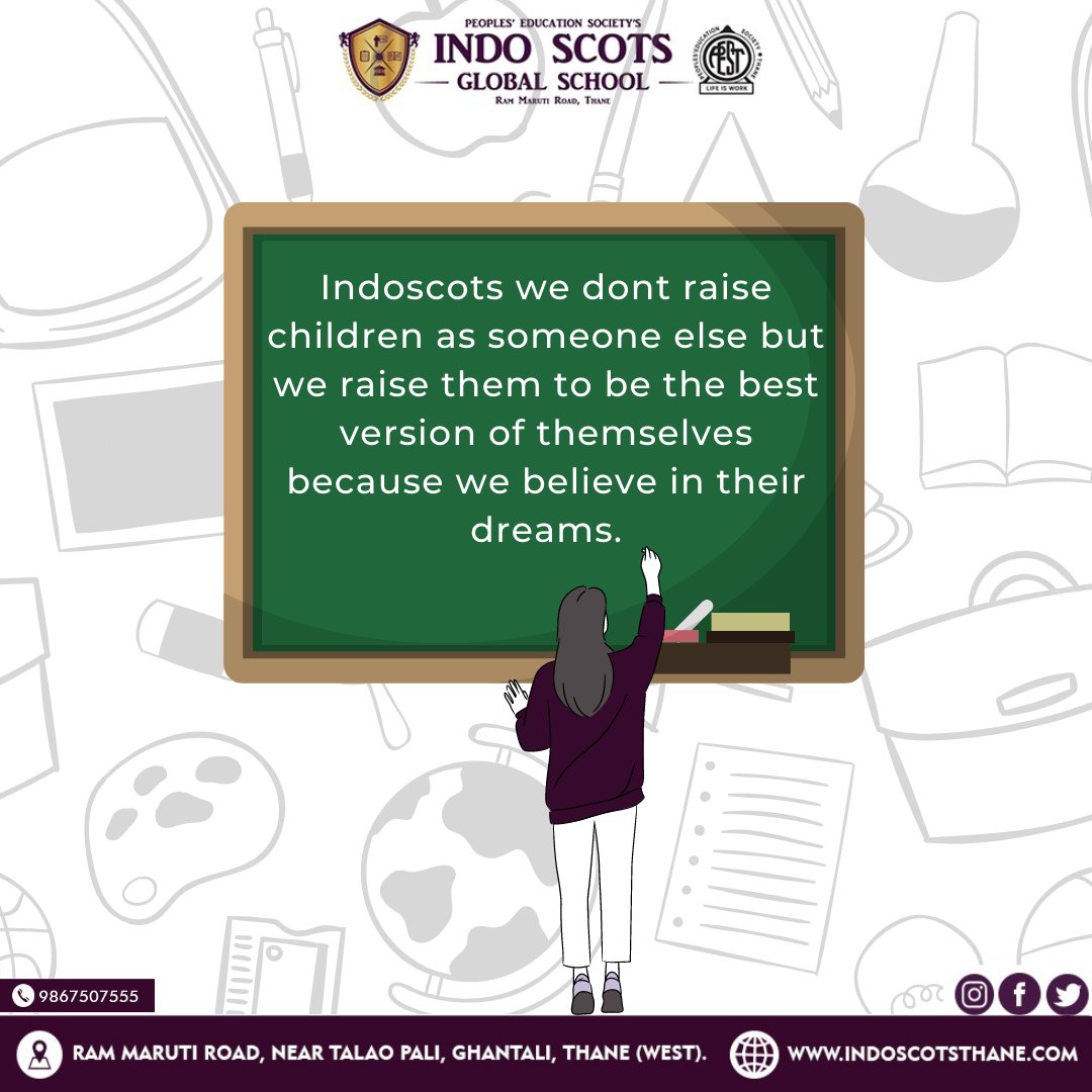 At #indoscotsglobalthane we nurture dreams and good values.
#education #school