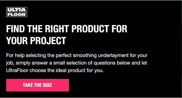 Ultra_Floor's tweet image. For help selecting the perfect smoothing underlayment for your job, simply answer a small selection of questions below and let UltraFloor choose the ideal product for you. hubs.ly/Q011WHHL0 
#ProductSelection #ProductHelp