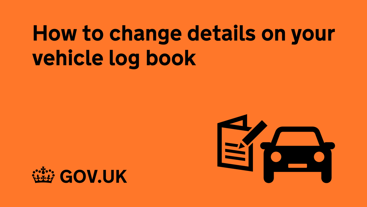 How to change details on your vehicle log book.