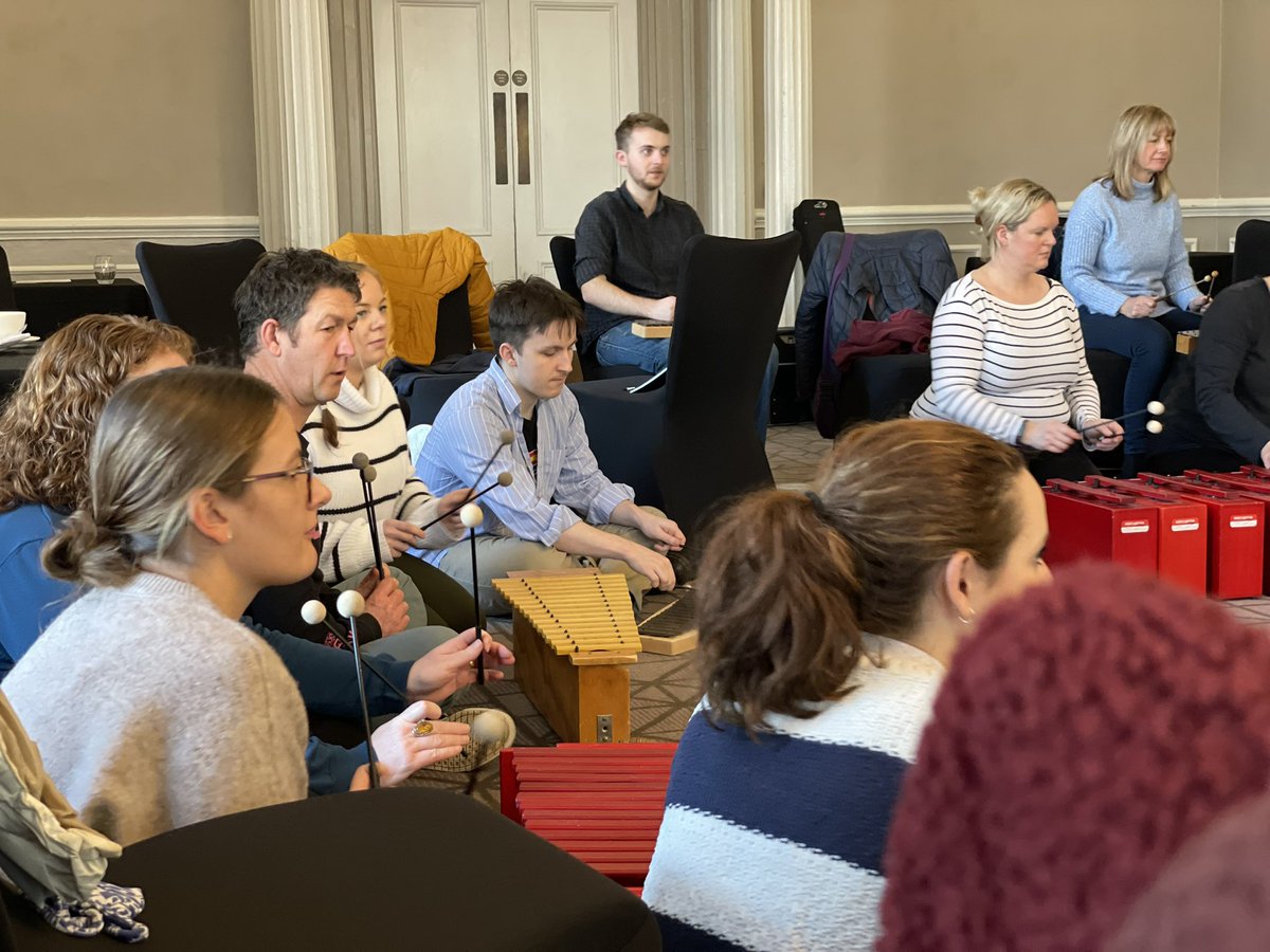 CPD 3 yesterday with <a href="/cheltfestivals/">Cheltenham Festivals</a> #Musicate - amazing to hear the history behind “Orff Instruments” especially how they went on to make creative music making more accessible in the classroom!