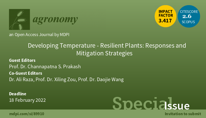 Ali Raza (@ale_raza6) on Twitter photo 📢📢Are you working on #temperature stress (heat, chilling, & freezing) in plants? There is still time to submit to our special issue in <a href="/Agronomy_Mdpi/">Agronomy MDPI</a> <a href="/MDPIOpenAccess/">MDPI</a> edited by me & <a href="/AgBioWorld/">Channa Prakash</a>
🖇️mdpi.com/journal/agrono…
We are looking forward to receiving your valuable works💯 📢📢Are you working on #temperature stress (heat, chilling, & freezing) in plants? There is still time to submit to our special issue in <a href="/Agronomy_Mdpi/">Agronomy MDPI</a> <a href="/MDPIOpenAccess/">MDPI</a> edited by me & <a href="/AgBioWorld/">Channa Prakash</a>
🖇️mdpi.com/journal/agrono…
We are looking forward to receiving your valuable works💯