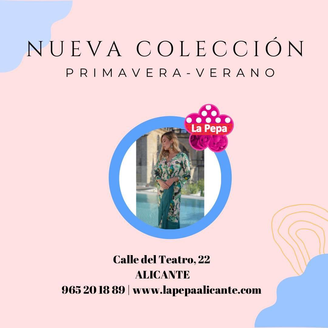 LaPepaAlc's tweet photo. ¡Buenos días chicas! 😊😊 #FelizViernes. 🆕 Muy ilusionados por presentaros la Nueva Colección Primavera - Verano. 🌹🥰😍 ¡Echad un ojo a nuestra web! Y, por supuesto, os esperamos en nuestra tienda en #Alicante #LaPepaAlicante 👉 https://t.co/L3FqBrAg3F 👈 🔝
.
.
.
#moda https://t.co/aTEbV0rVqK