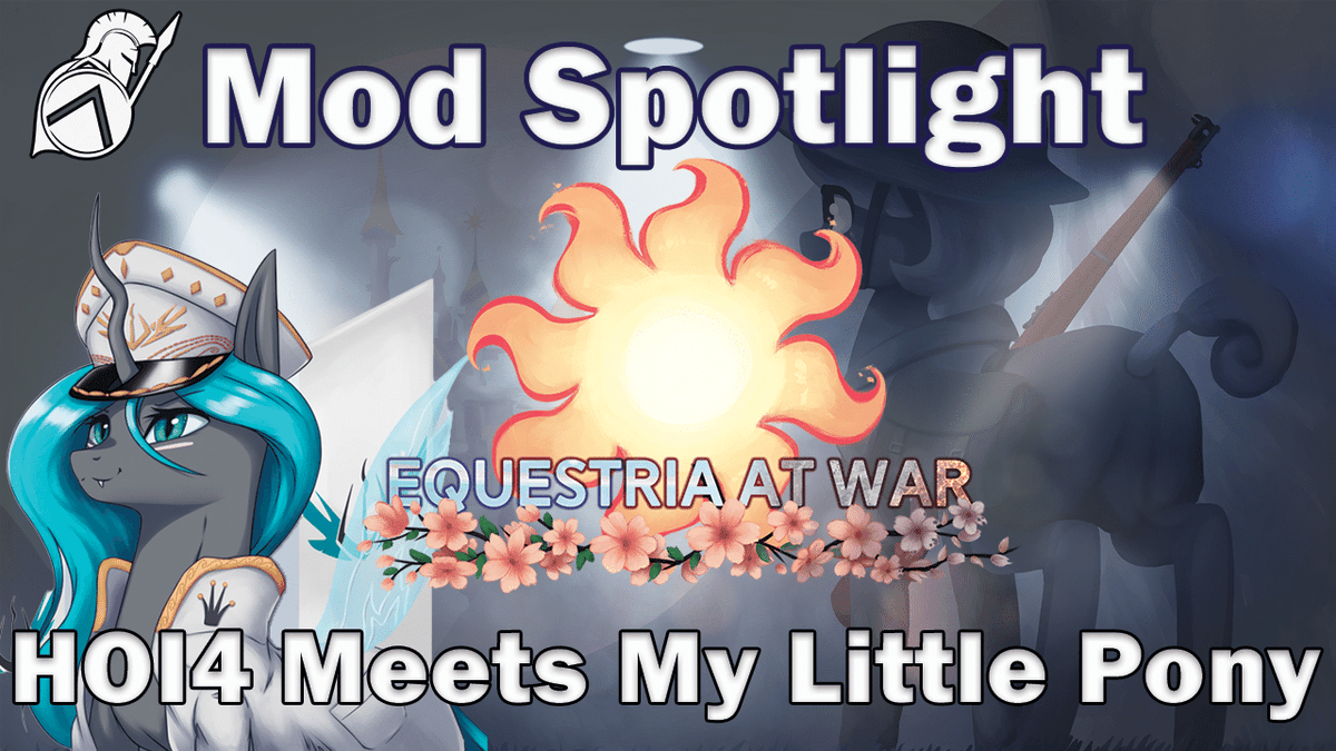 strat_tom's tweet photo. Today we look at what happens when a serious, tactical, logistics based strategy game meets the world of My Little Pony. I am, of course, referring to the excellent @HOI_Game mod: Equestria at War @EquestriaAtWar

https://t.co/OfCgWgfeaI

#pcgaming #mods #hoi4 #mylittlepony https://t.co/y2sF4SYaB8