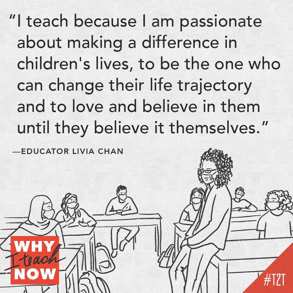 teacher2teacher's tweet photo. You're with them for a school year – but your impact lasts a lifetime. ❤️

(Wisdom via educator @LiviaChanL) #StudentSuccess #TeacherVoice #ProudTeacher https://t.co/dkqScuZlyT