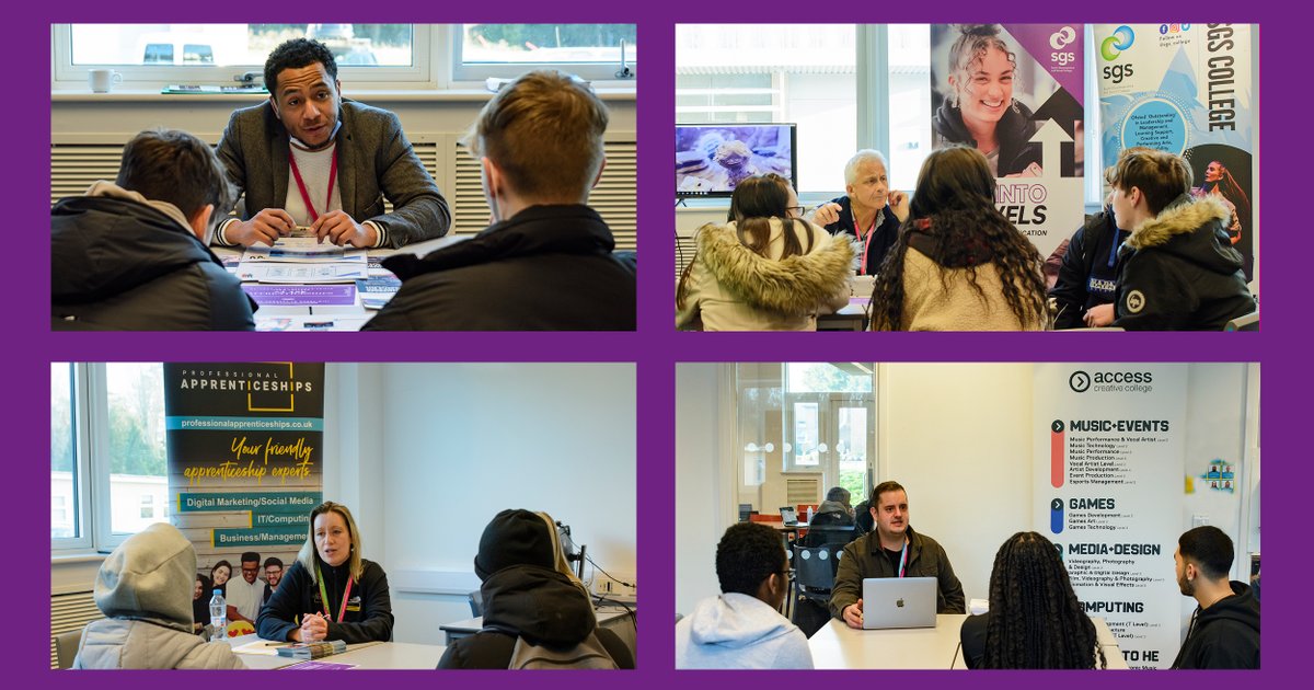 StBrendansSFC's tweet photo. Yesterday the @CareerZoneStbrn ran a Progression Carousel for our Access To Level 3 students.

Thank you to the providers: @Access_Creative, @AmazingAppsUK, @sgs_college, @proapprentice 😘

Find out more about our Access Level 3 Programme here:
https://t.co/yXNcfoUaUX

#Careers https://t.co/LCt4Fiwykr