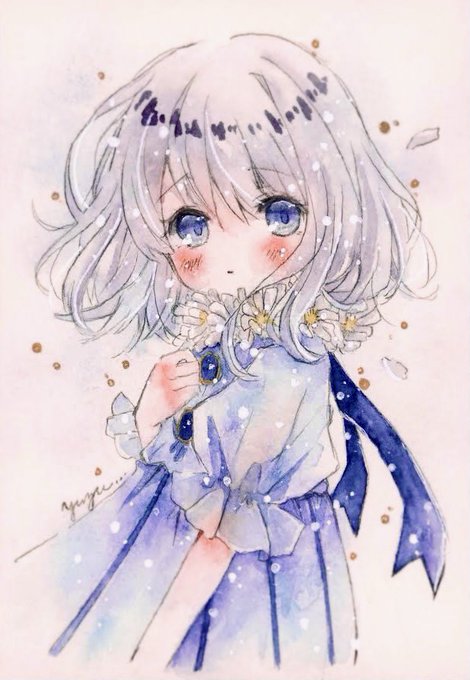 花の首飾りのtwitterイラスト検索結果