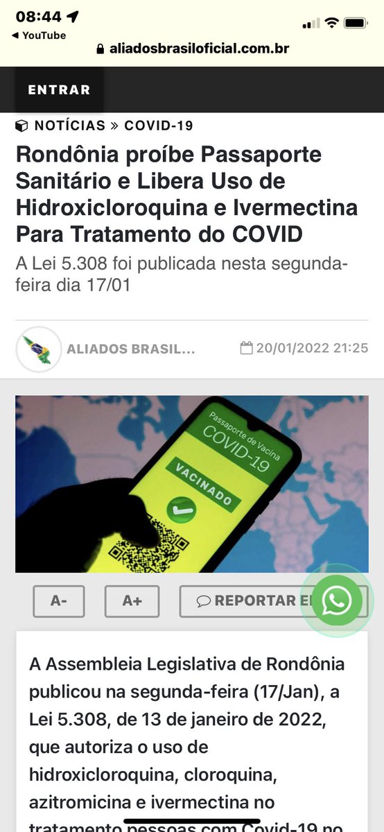Pq não deixam divulgar? Não é fato?