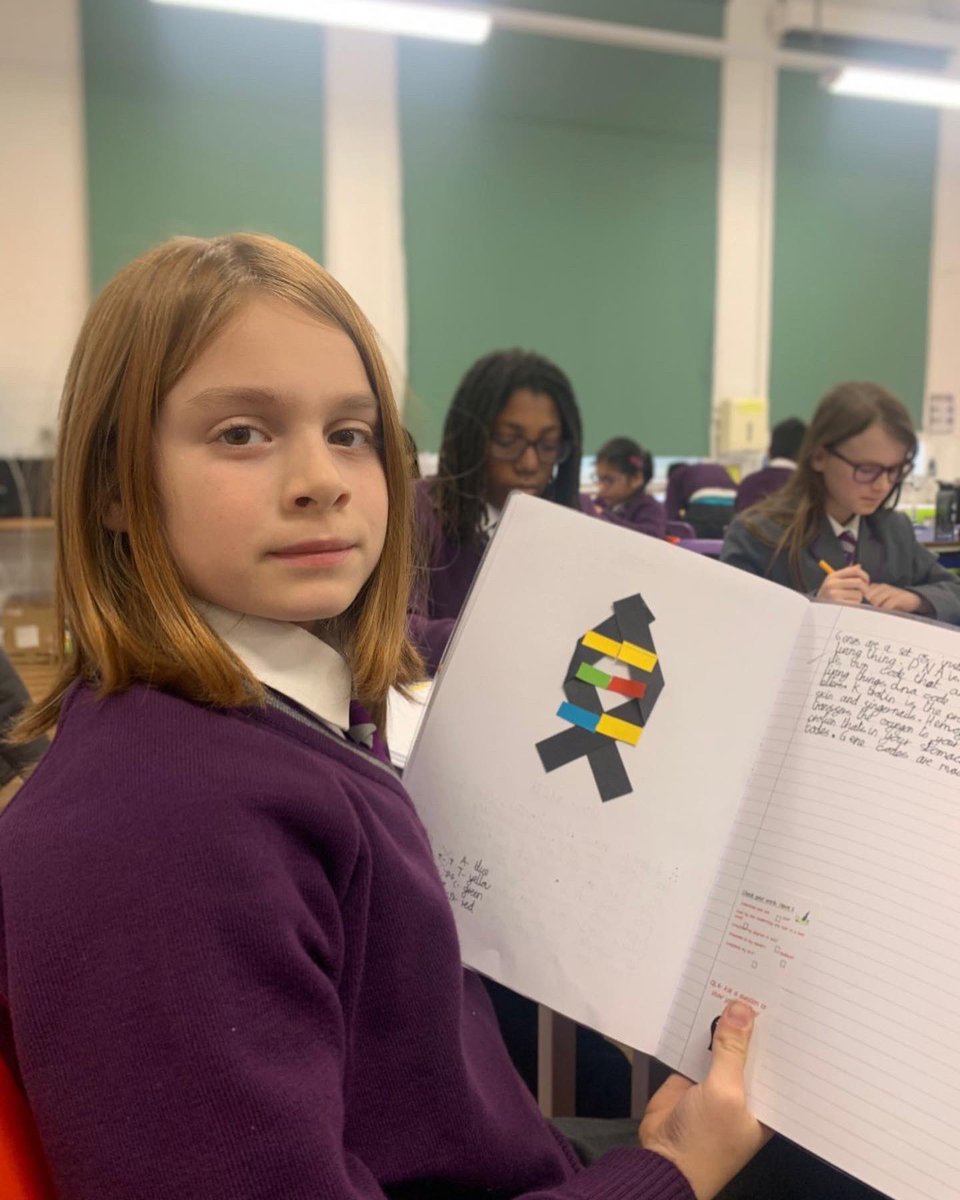 HPA_Philip_Lane's tweet image. #HPAPLYear6 have taken the code of life in their own hands and made their own gene sequence! Try asking them what DNA stands for - they know how to pronounce Deoxyribonucleic Acid!

#HPAPLScientists