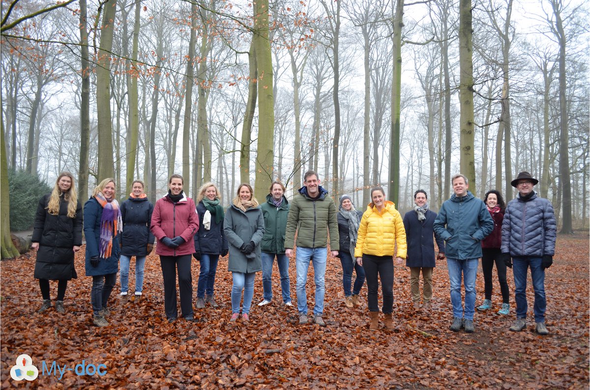 Met een frisse neus een frisse start voor het My-doc team.

Tijdens een heerlijke boswandeling ambities voor het nieuwe jaar uitgewisseld, nieuwe collega Anne Scherpenhuizen beter leren kennen &amp; bovenal gezellig bijgepraat. Op naar weer een mooi jaar met elkaar!