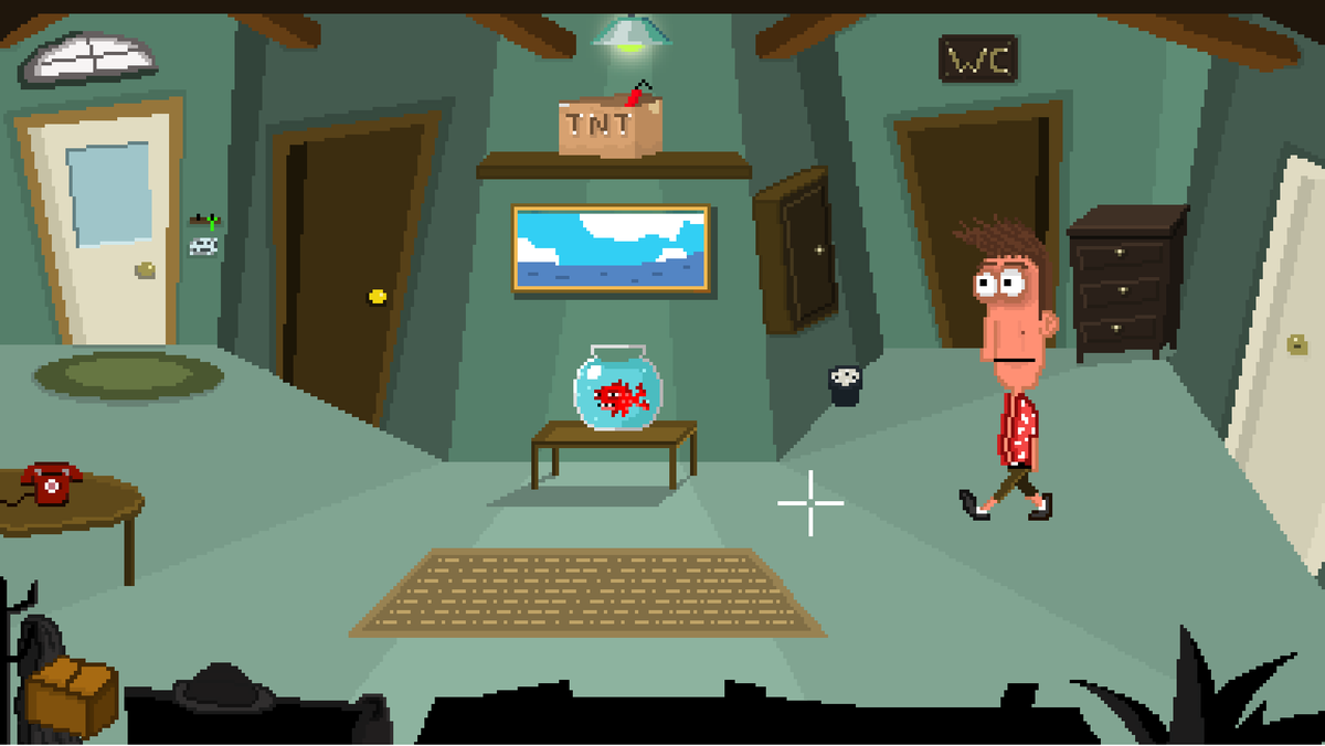 WhoGrandma's tweet photo. Hey guys !

It's #AdventureGameFriday and I wanted to share the steampage that I've just created few days ago, if you like 'BIG PIXELS' and retro #pointandclick adventure game, you can wishlist!
#whothefuckategrandma
#pixelart #indiedev #indiegame #gamedev
https://t.co/fOE5qdE2Kv https://t.co/cOTQcYKGEU