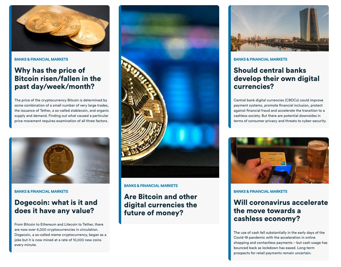 Worried about the #cryptocrash ? Check out our work on #bitcoin and other #cryptocurrencies over on the ECO website... @ProfJohnTurner @wquinn05 @ajurquhart1 
economicsobservatory.com