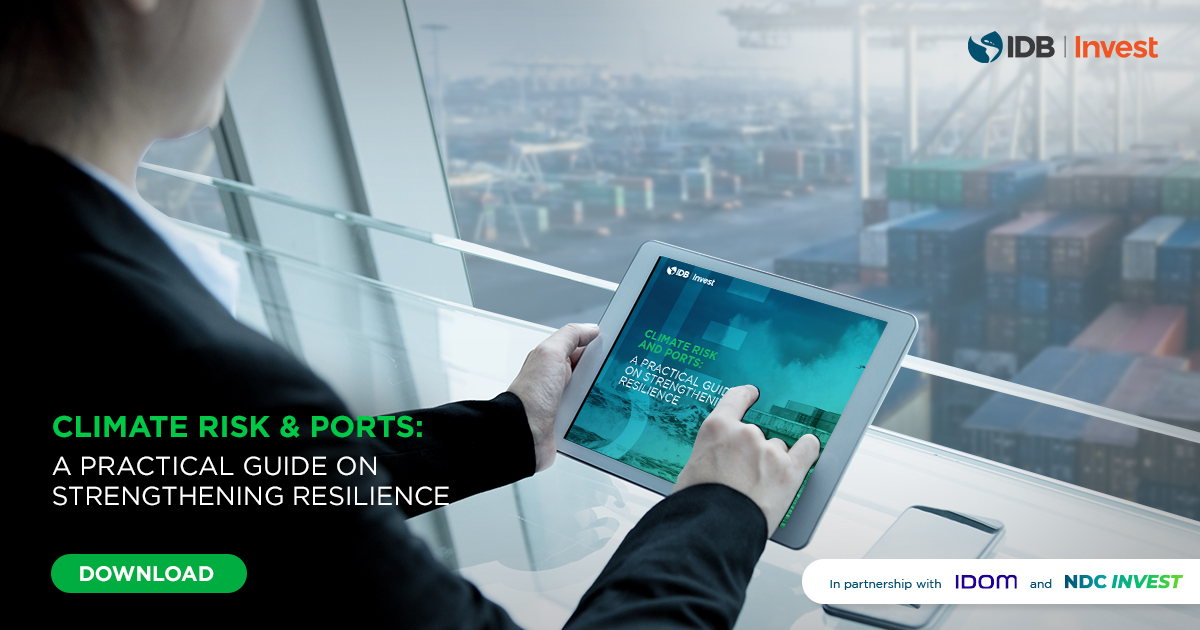 Becoming resilient to climate-related hazards is a winning business strategy that brings other benefits, such as greater competitiveness and reputational gains. Download our new report, #ClimateRisk &amp; #Ports: A Practical Guide on Strengthening #Resilience. bddy.me/33ybUMz