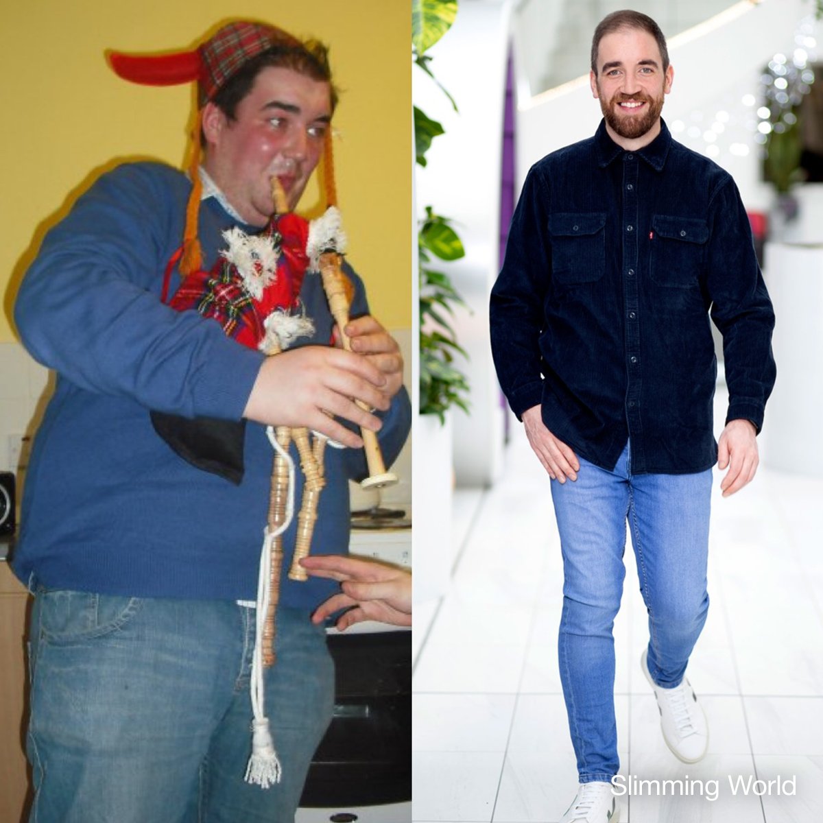 SlimmingWorld's tweet photo. Our newly-named #MrSleek2022, Ryan, used to get out of breath easily and felt like he took up a lot of space while working in the orchestra pit. Now he leads a more active lifestyle and finds being on his feet at work much easier too! https://t.co/aegJXbFZiG https://t.co/DaQF0BErQK