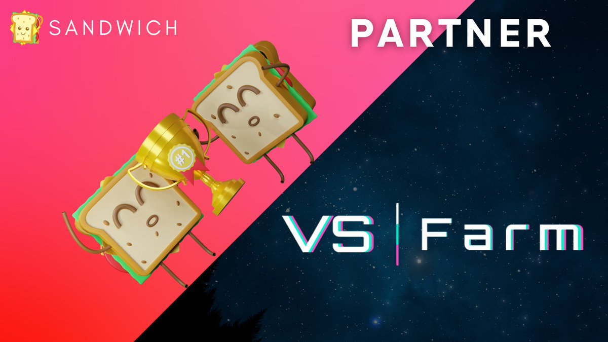 NetworkSandwich's tweet photo. 🔔 Partnership Announcement 🔔

We are proud to announce our next strategic partner @VersusFarm 🤝

#SandwichSeason #SandwichNetwork #DeFi #Blockchain https://t.co/2eKNbx5YWt