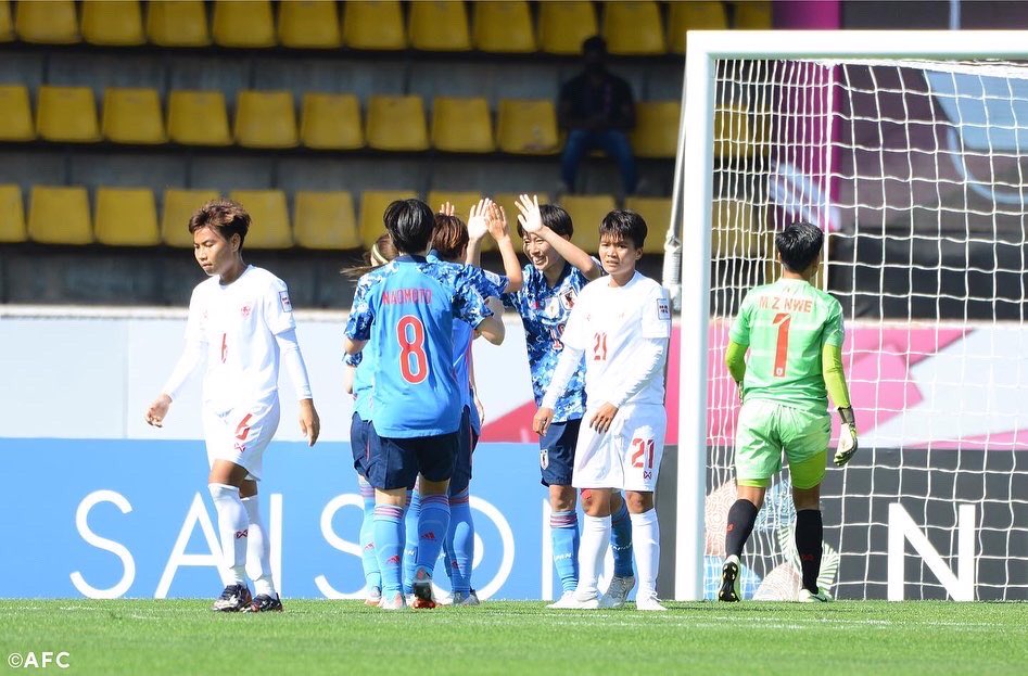 Weリーグ 日本女子プロサッカーリーグ 5ゴールを決め 初戦勝利 Wac22 Gs 第1節 なでしこジャパン Vsミャンマー代表 5 0 Yogibo Weリーグ これは新しい日本のキックオフだ T Co Zcjbaf5i1i Twitter