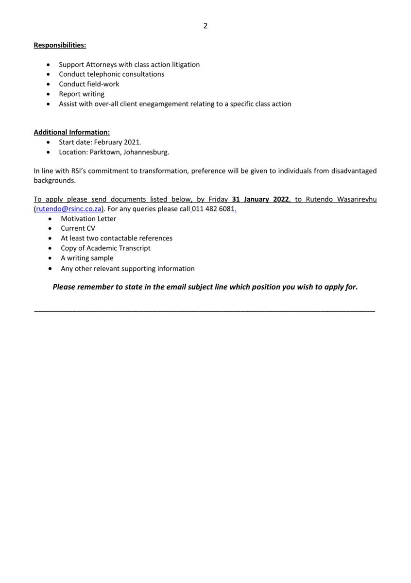 Elgene (@geniedee) on Twitter photo We are hiring!!! We are looking for 2 Candidate Attorneys and 2 paralegals to join the class action team. Details to apply here: We are hiring!!! We are looking for 2 Candidate Attorneys and 2 paralegals to join the class action team. Details to apply here: