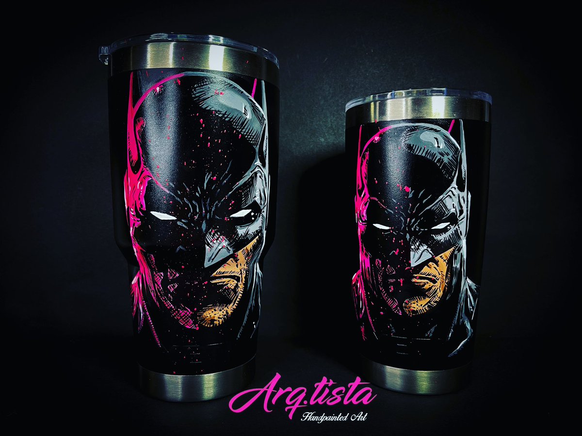 ArqCass's tweet photo. Termo Tipo #Yeti pintado a mano.
#batman  #dccomics 
Agenda Disponible 11/02/22
Envios a todo Mexico. 🌏✈️. https://t.co/Kzr2P6e3ql