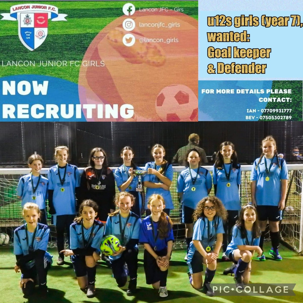 ⚽️Players wanted⚽️
We are looking for a goalkeeper and defender to join our successful u12s (year 7) girls only football team. 
Interested? see advert.
@JfcLancon 
@PdplGirls
@JnrLancs
@LFAWG
@GirlsFootballNw
@mcd_preston
@charleyy_96
@studholmebell
@FootballGrf
#lanconforlife