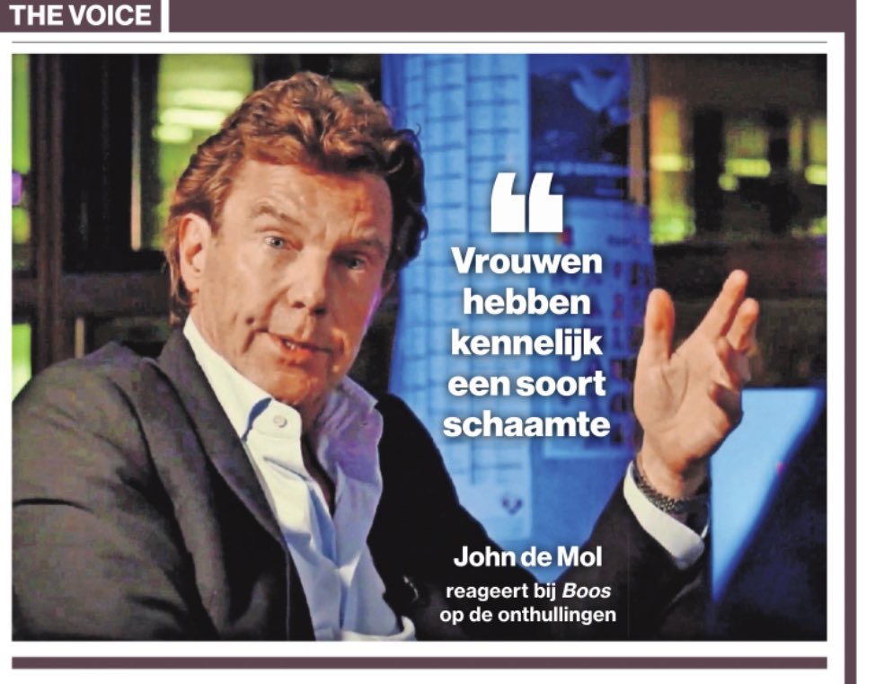 Als ik zo’n uitspraak lees, denk ik meteen: hadden mannen maar wat meer schaamte