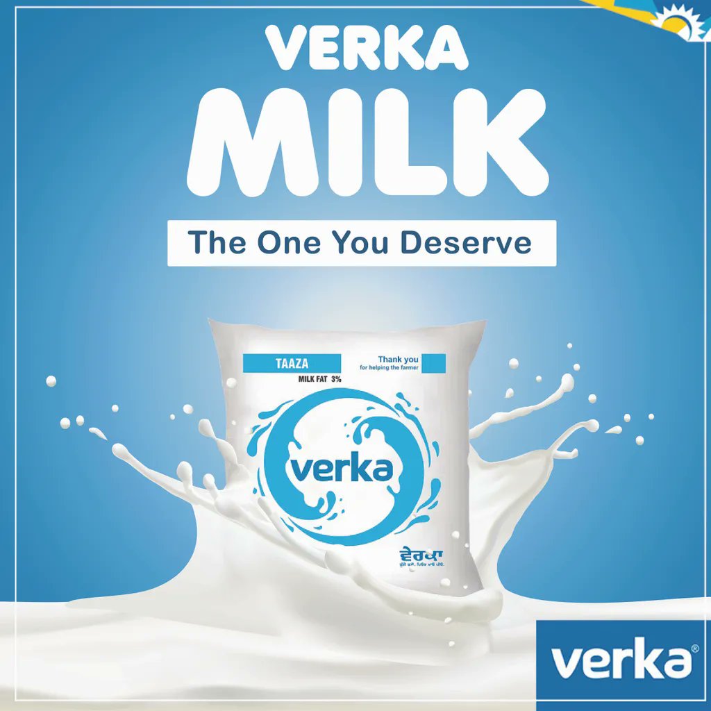 Verka_Coop's tweet photo. Drink the milk that you deserve!
Share your stories with us using #MyVerkaMyStory

#verka #verkamilk #milk #goodnessofmilk #dairyproducts #drinkmilk #milkpack #glassofmilk #healthydrink #healthylifestyle #healthylife #healthydrinksforhealthylife https://t.co/tBpQ5HPfnd