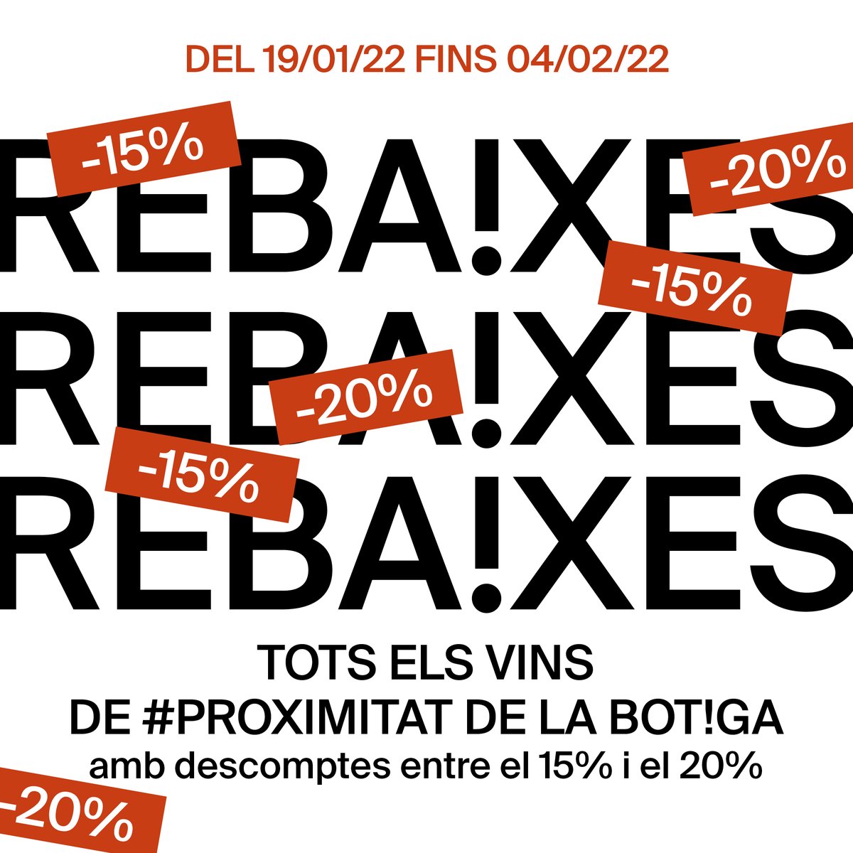 SentitsBCN's tweet photo. REBA!XES | VINS DE PROXIMITAT FINS AL 20% DE DESCOMPTE - https://t.co/GAFcgO9o8w https://t.co/fL66hpyxY7