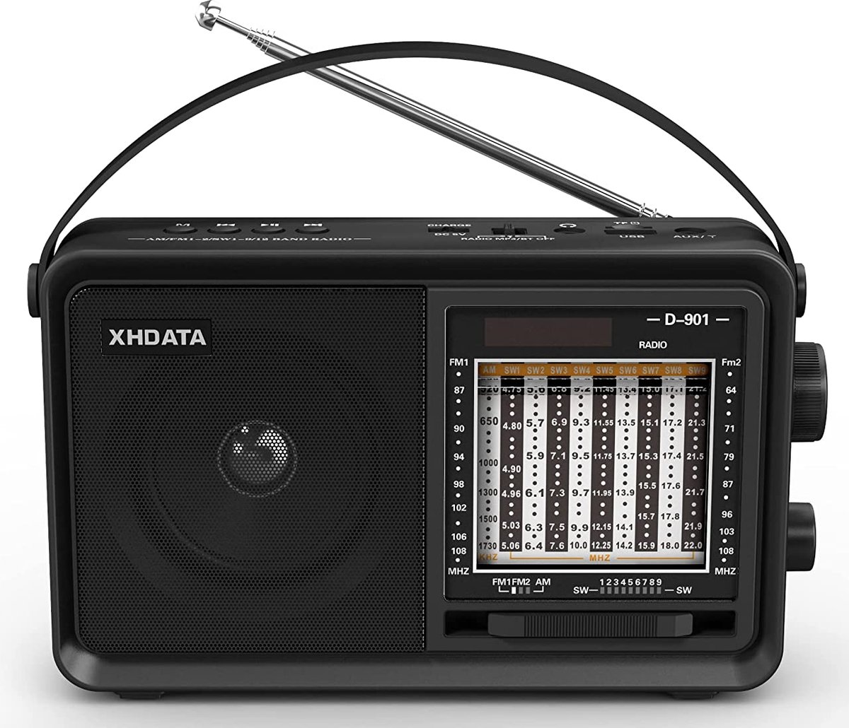 todderbert's tweet photo. "Budget Shortwave", R.O.T.D.
The Skinny: The XHDATA D-901 is a Great Radio for the Money. MP3 & BT. Area Light. Decent AM/SW Reception. Above Average FM Reception. External Antenna Jack. Good Speaker Audio.
The D-901 for $25.93 at Amazon: https://t.co/ssagLJt4wX
#D901 https://t.co/JrDvVY1hWo