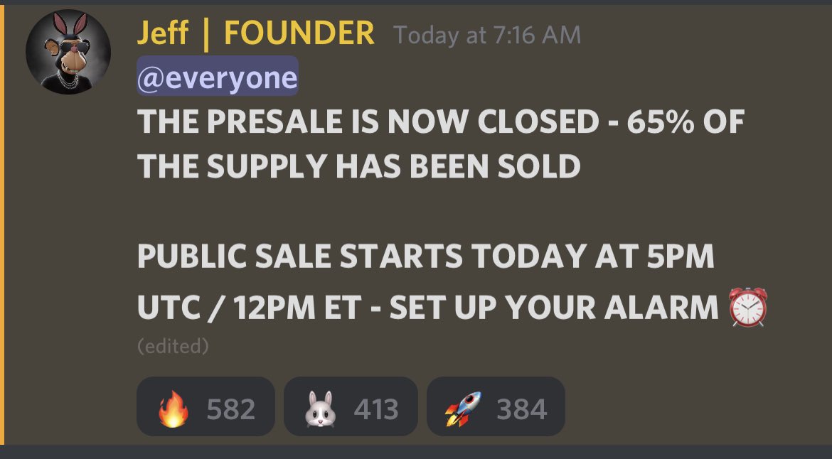Alpha77Chief's tweet photo. #BOREDBUNNY #boredbadbunny this nft is ship it’s a scam , they never had WL 
And they haven’t sold out in public sale  . Stay away from this scammers !!
And repost !! https://t.co/ltITLkDeub