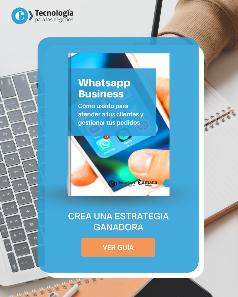 📘 #GUÍA | #WhatsAppBusiness: Cómo usarlo para atender a tus clientes y gestionar tus pedidos🚀

¿Qué puedes encontrar en esta guía? 🤔
•¿Qué es whatsapp business?
•Whatsapp Business vs WhatsApp
•Tratamiento de leads
➕Contenidos

📌Descárgala aquí ➡ow.ly/rm9B50HzfjY⬅️