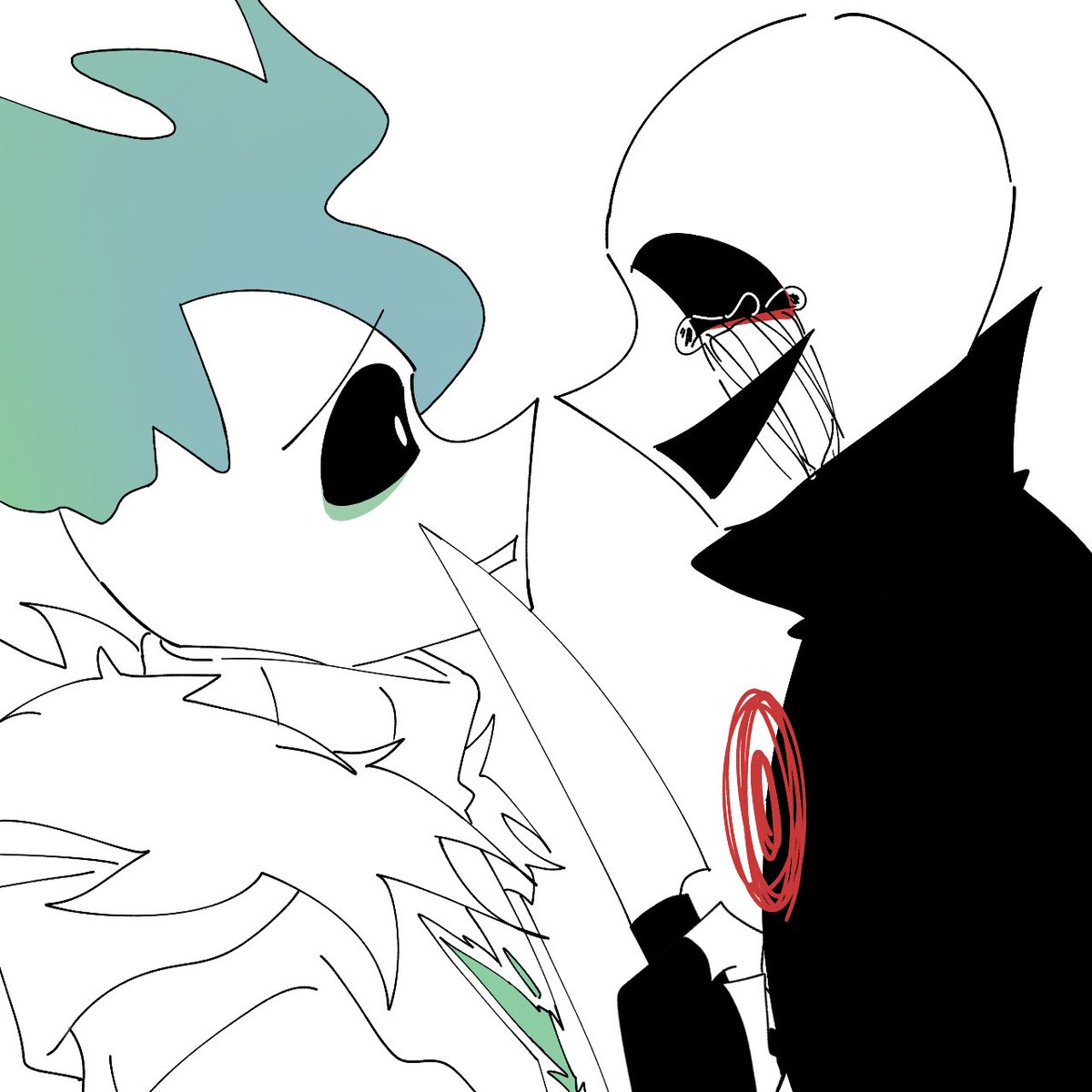 Clover_Luckly7's tweet photo. #Underverse #killercolor 
어....
이 조합 괜찮네...? https://t.co/BZoNzIYuCy