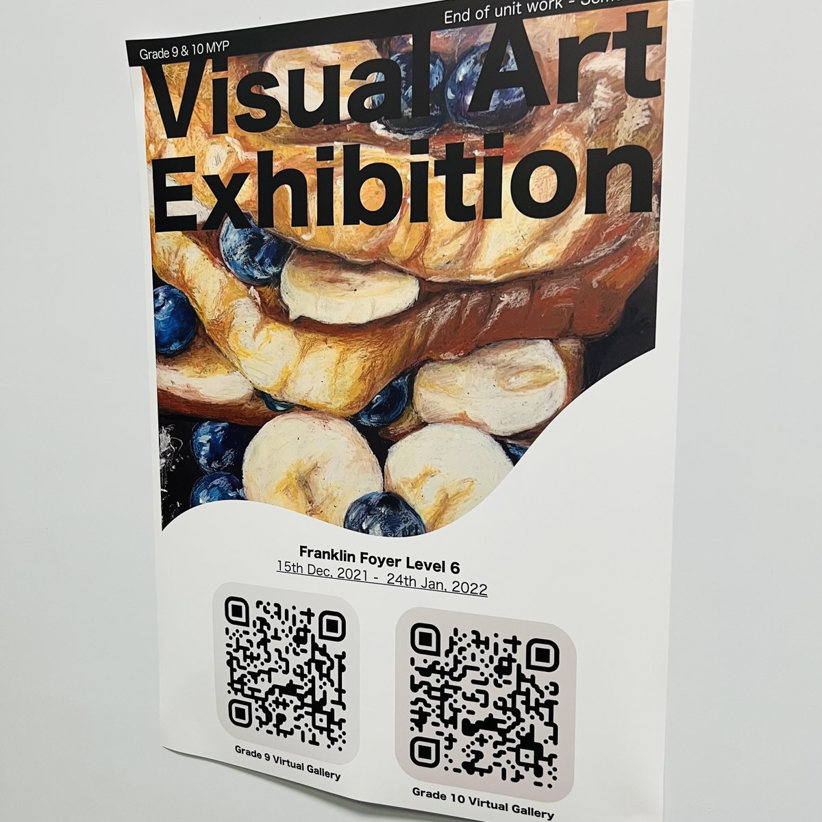 SAISSingapore's tweet photo. The Visual Art Exhibition, by our Grade 9 & 10 students will be up until till Jan 24th.
You can view their works online here;
Grade 9: https://t.co/FpEJzYBHFt
Grade 10: https://t.co/esXFC4Ce3R
#SAISRocks #CognitaWay #SAISVisualArt #SAISDraws https://t.co/BSjV2840cT