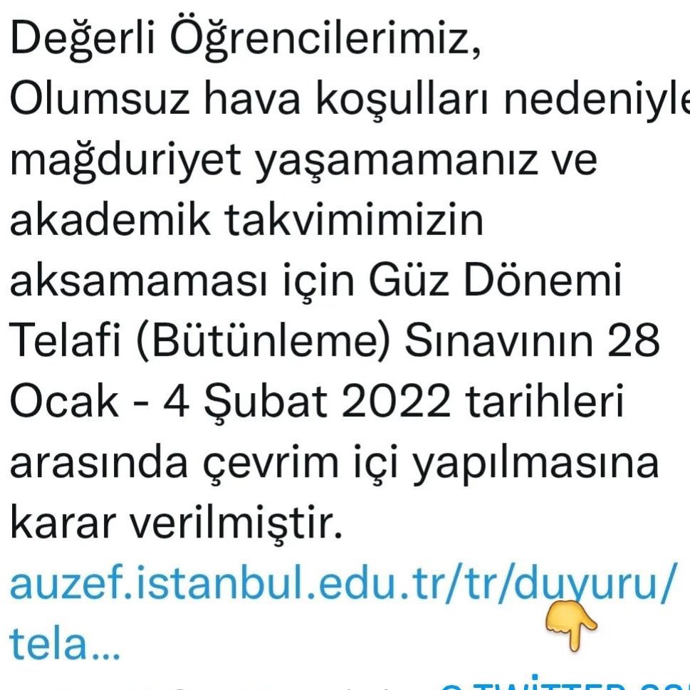 tugaydzgn1's tweet photo. Eğitimde bari çifte standart olmasın... #benımrektorumonlıneyapar https://t.co/IltuwsuLve