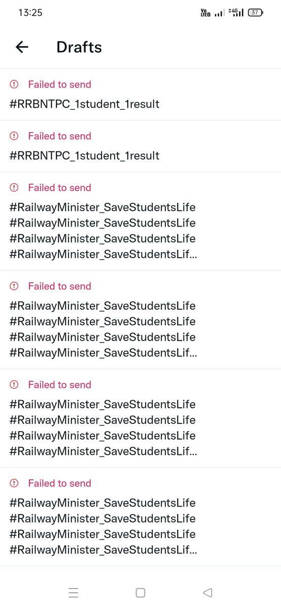 Deepaksah07's tweet photo. Tweet failed .....Ka ajib haal hai iss desh ki sarkar ki
#RailwayMinister_SaveStudentsLife 
#RailwayMinister_SaveStudentsLife https://t.co/LwTyLx2QsO