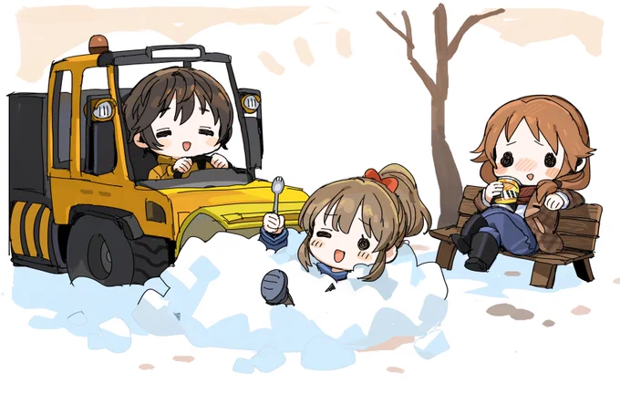 雪合戦を楽しむセクギルです 
