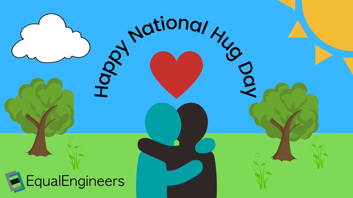 EqualEngineers's tweet photo. π₯° Happy National Hug day! Fun fact - the day was first celebrated on January 21, 1986 in Clio, Michigan, USA.
Check out our blog post about the importance of looking after your mental health when working from home:
https://t.co/1YBXf9QoFI
#nationalhugday #equalengineers https://t.co/2YWA46Bjlq