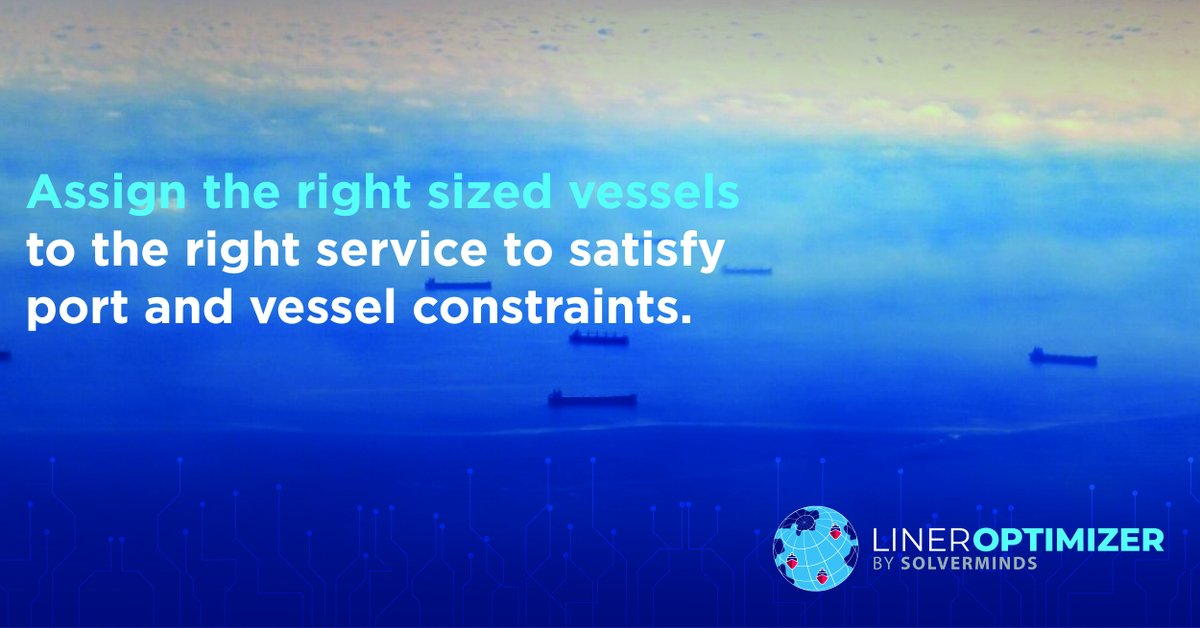SOLVERMINDS's tweet image. OptiFleet can dynamically plan during disruptions such as vessel breakdowns, dry docks, and port/channel maintenance, ensuring smooth sailing.

Find out more: bit.ly/30r7HIU

#OptiFleet #Solverminds #Shipping #Maritime #FleetManagement