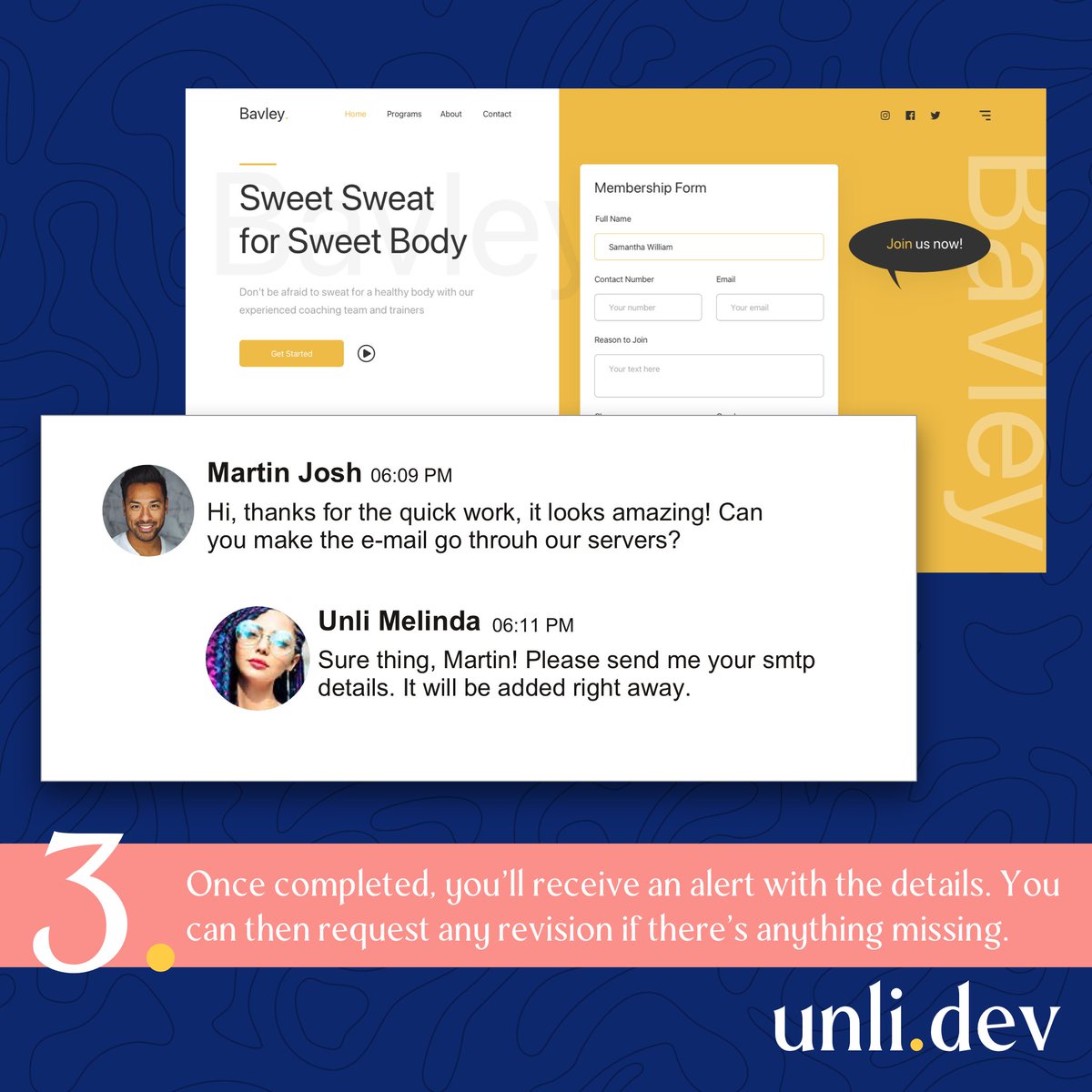 unlidev's tweet photo. Welcome to https://t.co/DV1plUzUPi! We offer *UNLIMITED* software and web development services for a flat monthly fee!

Never overpay developers or traditional web agencies for wasted hours!

Check how it works below:

And read our blog post: https://t.co/M3cVoXmnfc https://t.co/x1Sxu3E9P9