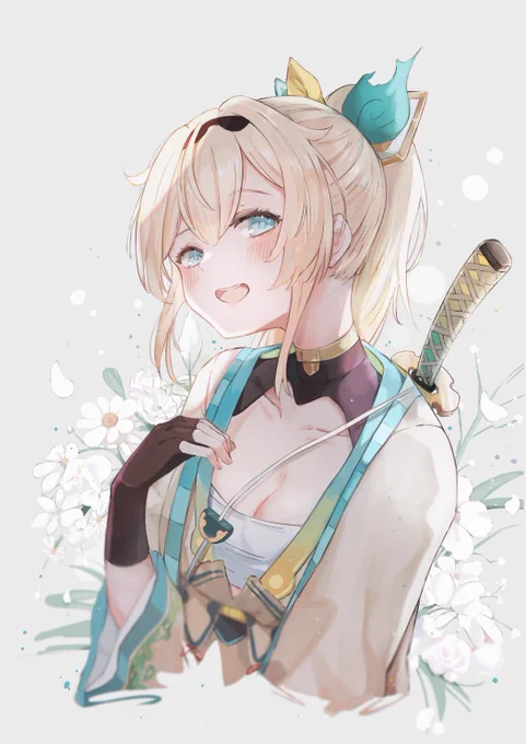 清楚でござる 
#いろはにも絵を 