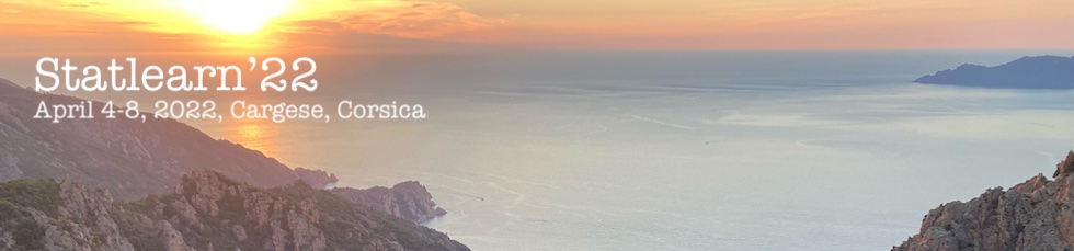 🚨Pre-registrations are open for the 12th edition of the #Statlearn Workshop, that will be held in Cargese, Corsica, 4-8 April 2022! @StatFr @3IAcotedazur <a href="/Univ_CotedAzur/">Université Côte d'Azur</a> <a href="/inria_sophia/">Centre Inria d'Université Côte d'Azur</a> <a href="/IES_Cargese/">IES Cargese</a> 
➡️Program and more details on statlearn.sciencesconf.org