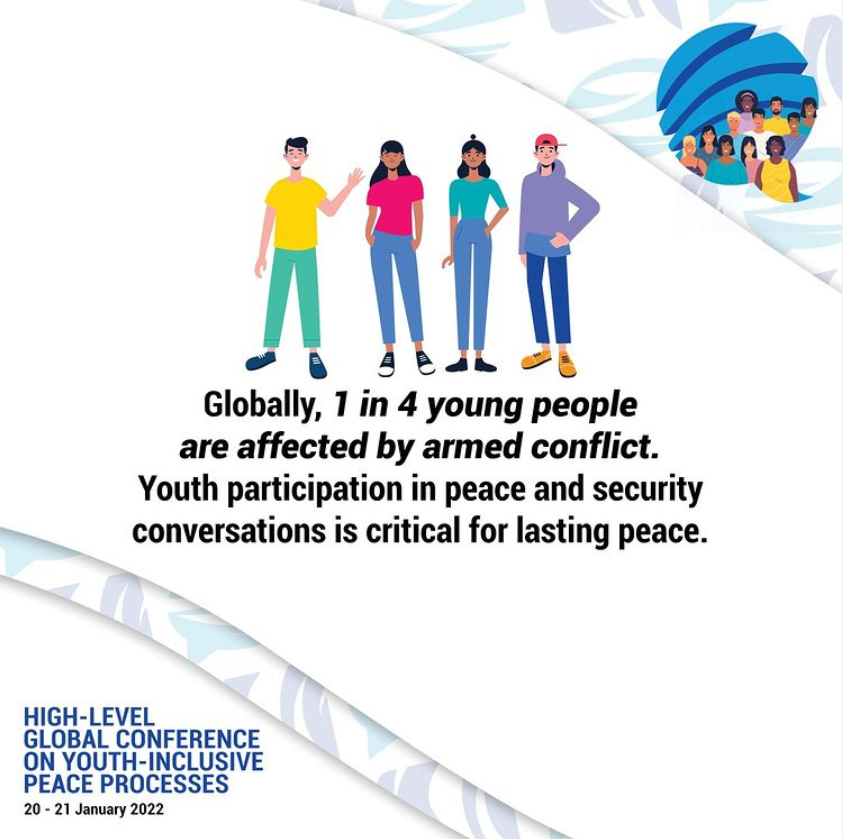 UNAFinland's tweet photo. Nuorten kansainvälinen rauhankonferenssi #ypsconference järjestetään virtuaalisesti 20.-21.1. Isäntämaina Suomi @FinlandUN, @ColombiaONU ja @QatarAtUN. Tavoitteena jakaa tietoa ja ideoita siitä, miten YK:n #nuoretrauhaturvallisuus päätöslauselmaa edistetään. https://t.co/4orZXQV7Aa