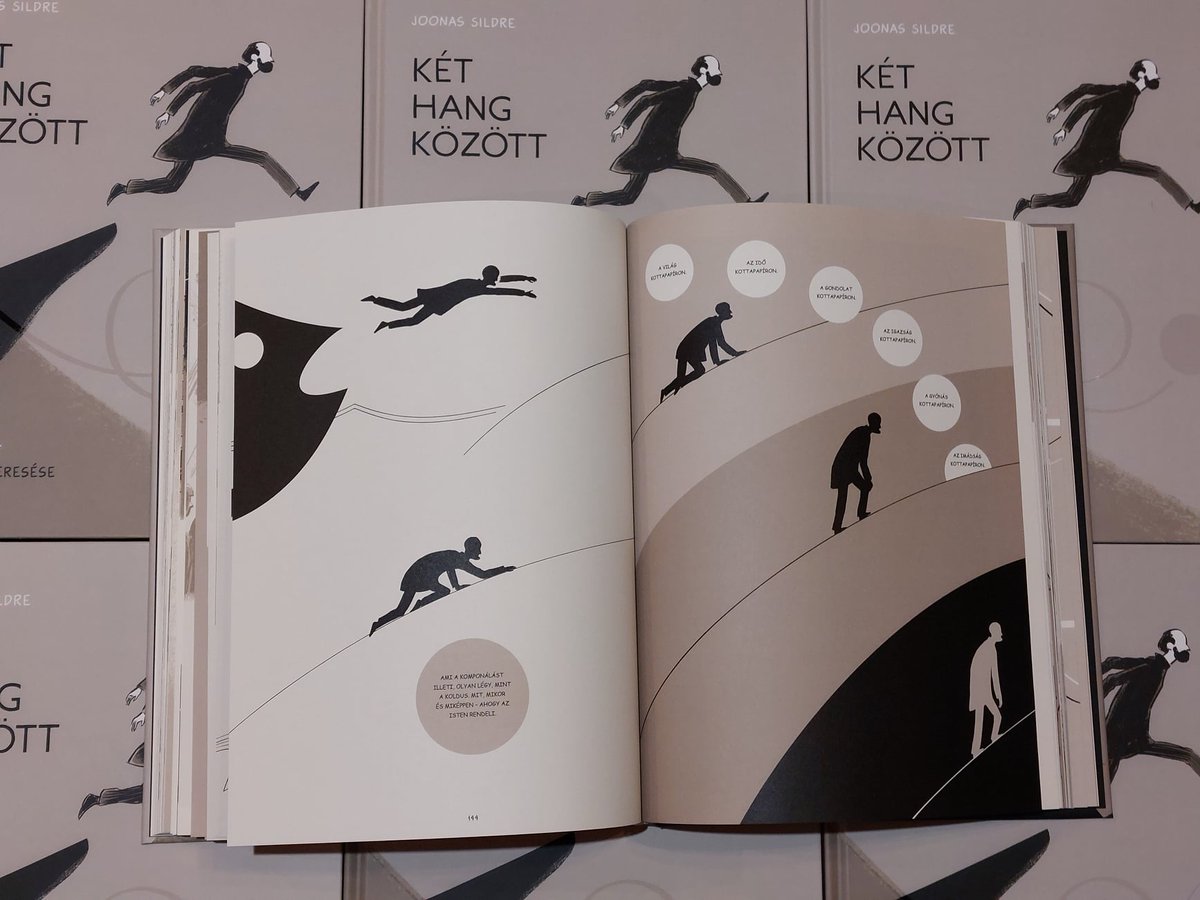 The graphic novel about Arvo Pärt, Between Two Sounds, by artist and illustrator Joonas Sildre, is now available in Hungarian. Thank you to the translator Segesdi Móni and the Publisher Polar Könyvek. #ArvoPärt #JoonasSildre #GraphicNovel