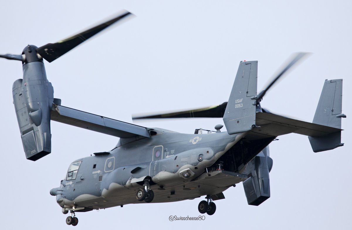 Swisscheese80's tweet photo. USAF V22 Osprey landing back at Mildenhall 20/01/22 #352SOW #planespotting https://t.co/pAnuviyHM0