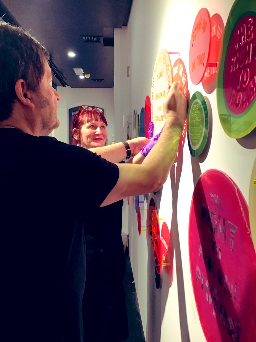 andreanhj's tweet image. A jewel of a coproduced exhibition @JusticeMuseum Free to be part of. Made from joyful and emotive statements that articulate what matter to young people today. It celebrates the role young people play in protest and change. A feisty snap shot #NJMPower