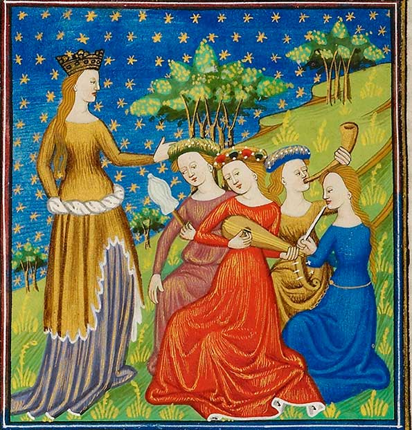 🧶Las trovadoras medievales🧶
#twittercultural #hilarte