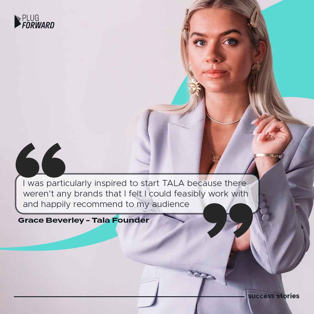 Plugforward's tweet photo. Meet 24 Year Old, Social Media entrepreneur; Grace Beverley on her inspiration for starting her sustainable athleisure brand @WEARETALA #creatoreconomy #Entrepreneur #creators #gym #Sustainability #plugforward https://t.co/UDX0M5OeO5