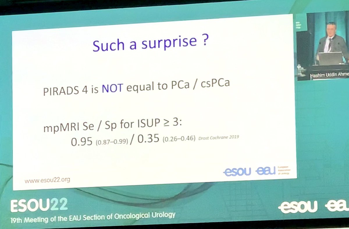DarioMartul's tweet photo. ⚠️ MRI is one of the best tools helping #prostate cancer diagnosis but.... #ESOU22 https://t.co/EkNc2LeS0G