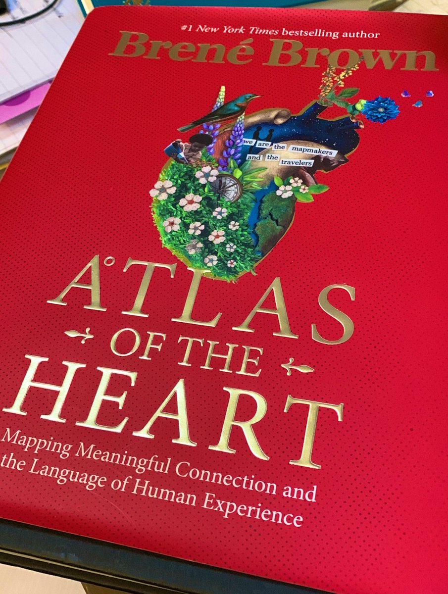 EvePJRobinson's tweet photo. This book continues to bring joy and learning. Gorgeous @BreneBrown offering. Thank you 

I wonder about freudenfreude, is it the same as compersion?

#bookstomakeyouthink
#wordstohelpyoufeel https://t.co/hd1IfYtkXy