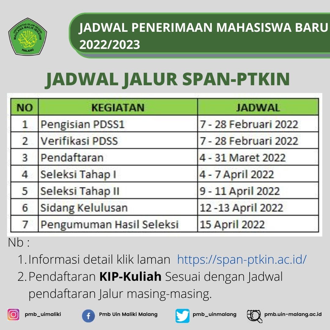 PMB UIN Malang tweet media
