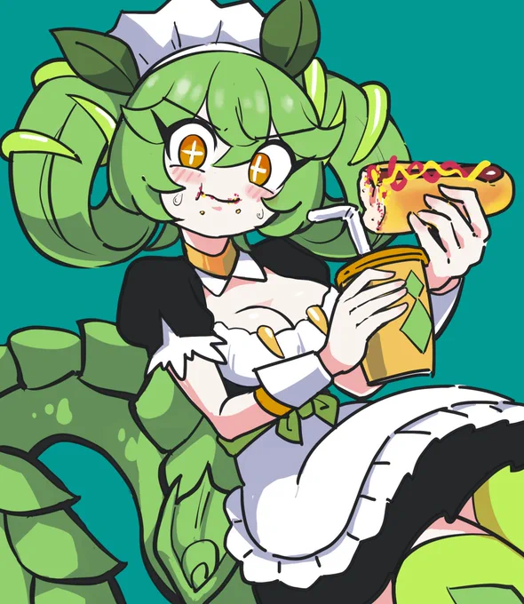 ドラゴンメイド
可愛いね🐲🍔 