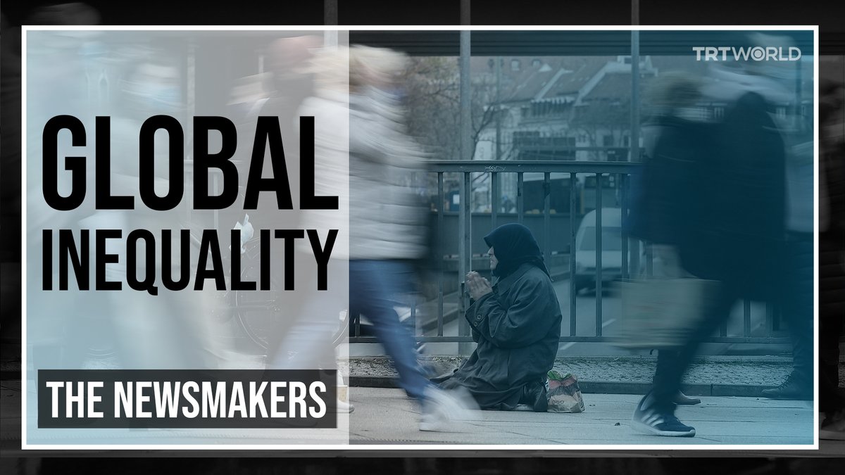 The_Newsmakers's tweet photo. Today's Newsmaker is global inequality.

As @Davos #wef22 summit enters its final day, we ask what should be done to address the divide between rich and poor.

Tell us what you think and share any questions for our guests.

Tune in at 15GMT on TRT World: https://t.co/Znwxg60oH0 https://t.co/iiwjl7rkkM